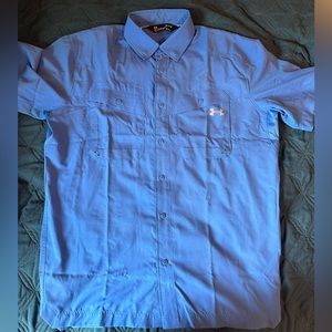 Under Armour tide chaser fishing/outdoor short sleeve button up.